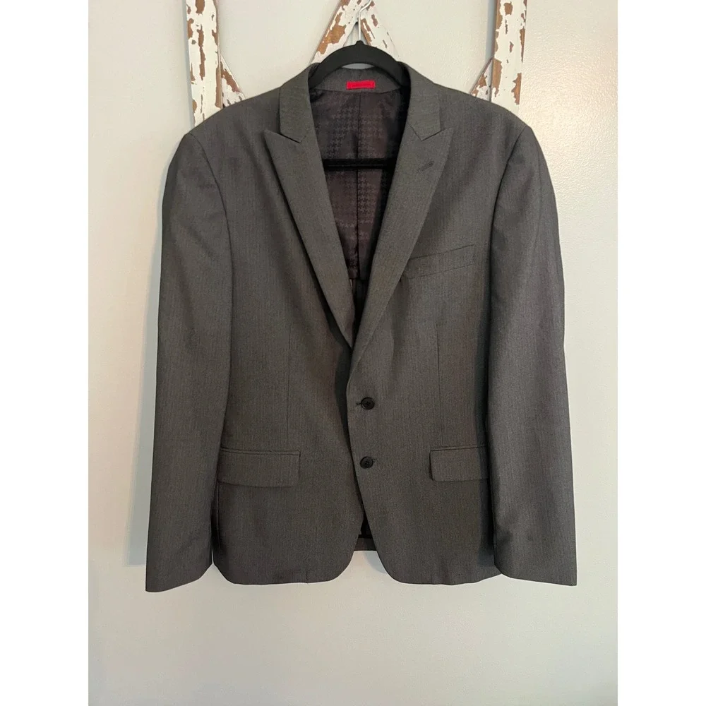 John Varvatos U.S.A. Men's Dark Gray Blazer‎ Jacket Size 42R